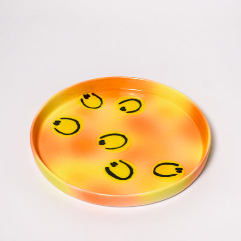 Baby Plate (Sunshine Terazzo + Smile) - Frizbee Ceramics