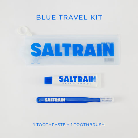 Gray Salt Toothpaste Travel Kit - SALTRAIN