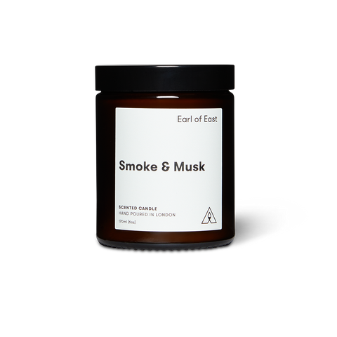SMOKE & MUSK | SOY WAX CANDLE 170ML [6OZ] | Earl of East