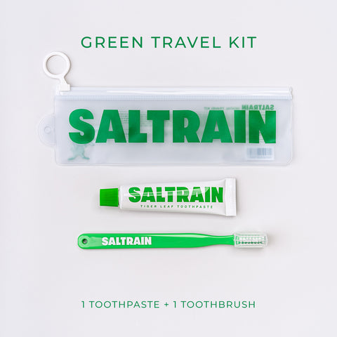 Tiger Leaf Toothpaste Travel Kit - SALTRAIN