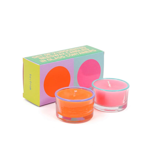Orange & Pink Candle (PARTY Collection) - to:from