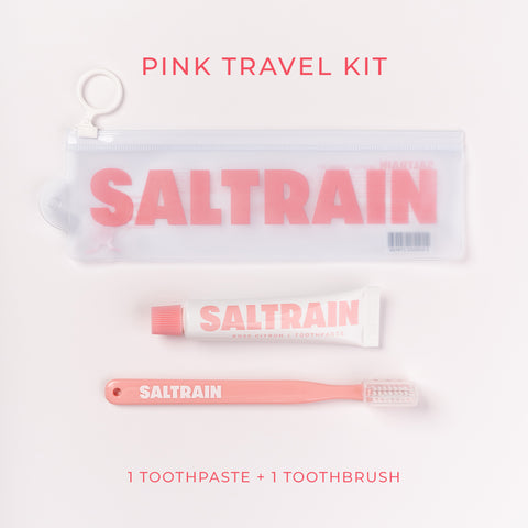 Rose Citron Toothpaste Travel Kit - SALTRAIN