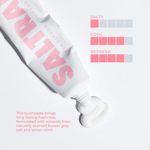 Rose Citron Toothpaste Clean Breath 100g - SALTRAIN