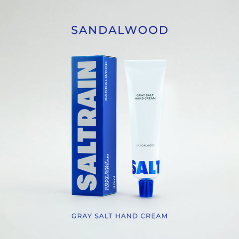 Gray Salt Hand Cream (Sandalwood) - SALTRAIN