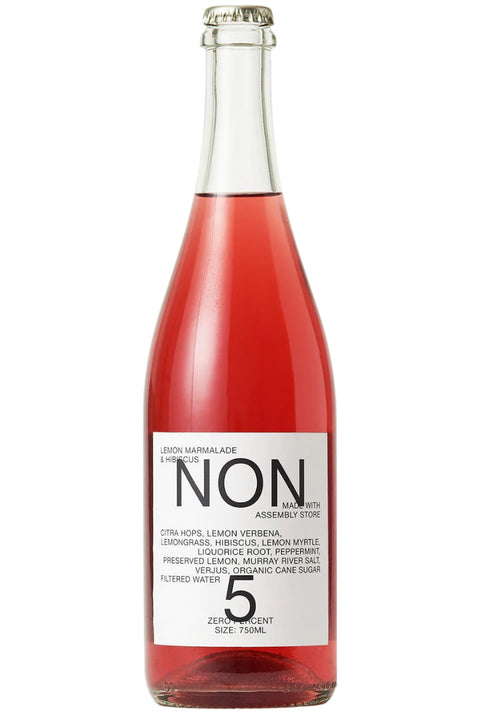 NON 5 Lemon Marmalade & Hibiscus - 750ml/Bottle (0% ABV)